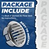KUAFU 3'' Round Air Vent Cover Hood for Marine Boat