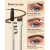 EIGSHOW Eyebrow Brush, Angled Eyebrow Brush with Two Ends for
