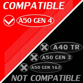 A50 GEN 4 MOD KIT Cooling Gel Ear Pads for Astro A50 GEN 4 Headset I with Headband/Breathable Mesh by DIMOST - NOT FIT GEN 3