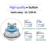 (5 Amp) Push Button Switch Red 22mm Momentary Mushroom Head