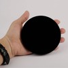 Marsrut Black Obsidian Scrying Mirror, Natural Obsidian Circle Disc with