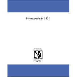 Homeopathy in 1831