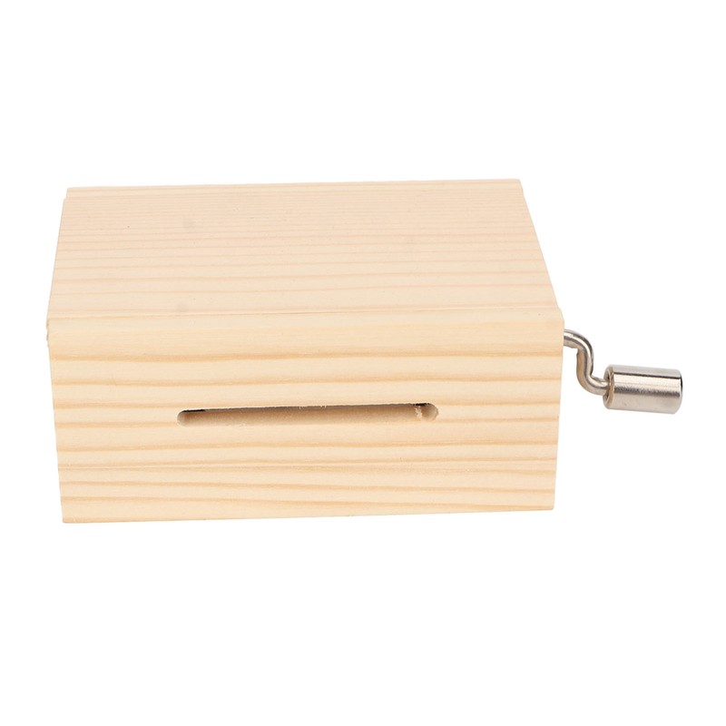 Music Box 15 Note Hand Crank Compact Retro Style Attractive