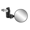 Ken Sean 98001 3" round black bar-end motorcycle mirror for