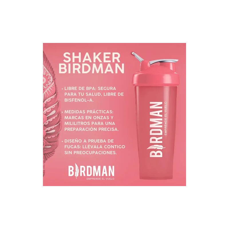 Kit Birdman Proteína Fitmingo 510g Shaker 600ml