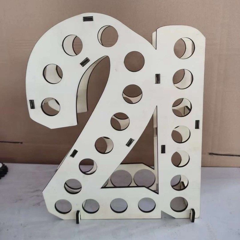 Wooden Wine Bottle Rack 21 st Birthday Wine Stand Holder