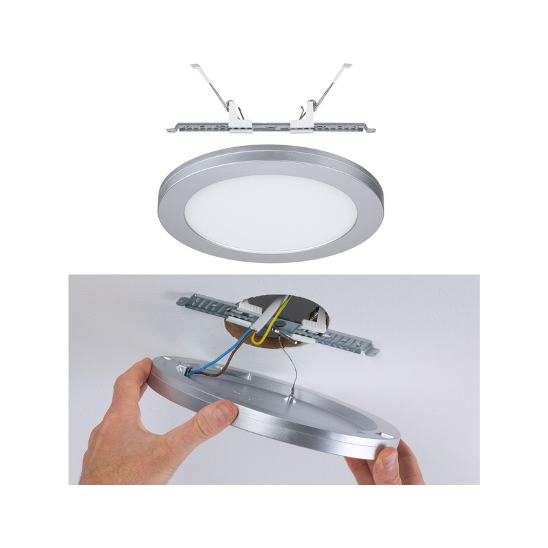 Paulmann 93098 LED Panel recessed panel 2in1 Cover-it 225mm round