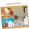 Mobestech 2pcs Holy Water Bottles Plastic Aroma Vials for Sacred