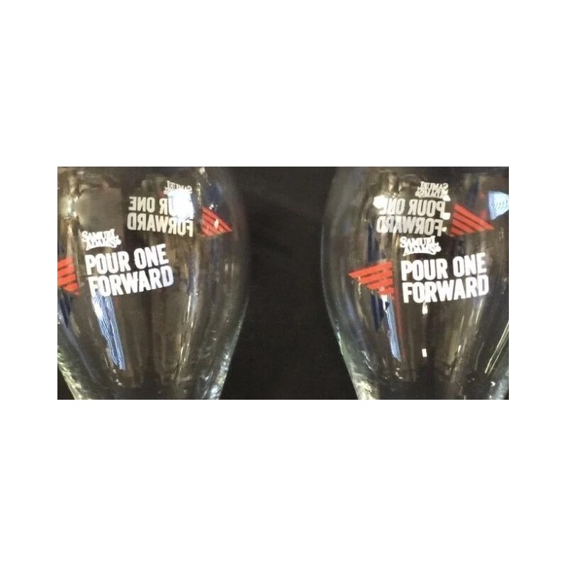 Samuel Adams Boston Lager Pour One Forward Glass 16 oz