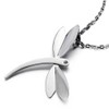 Lovely Dragonfly Pendant Necklace for for Ladies Stainless Steel with