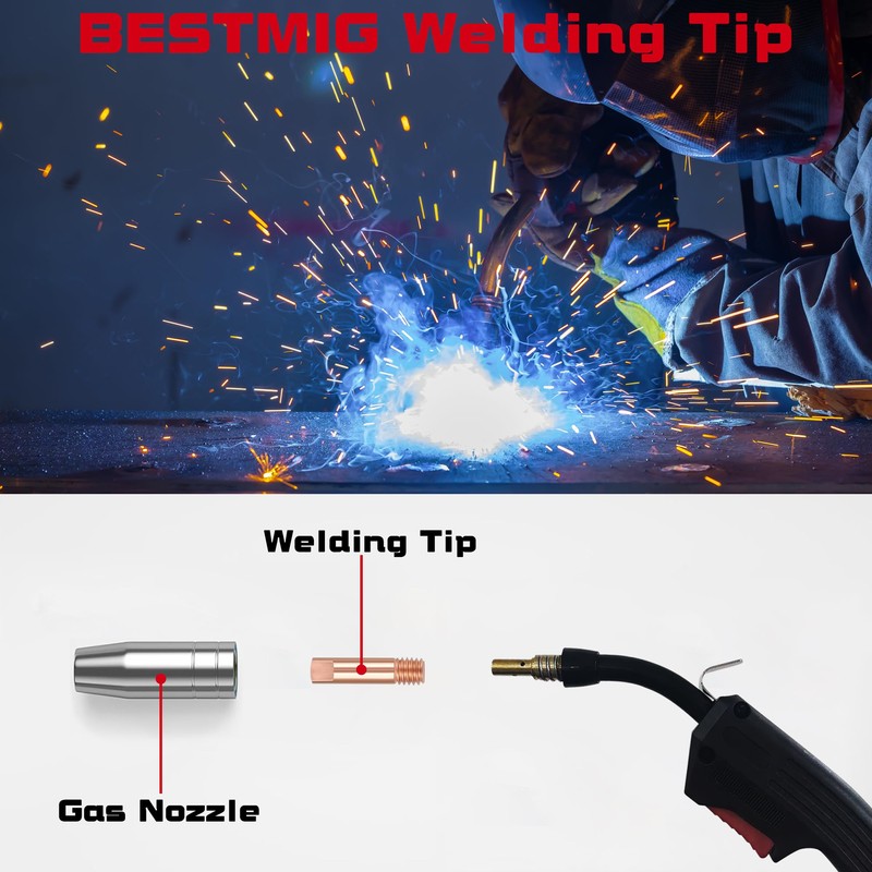 BESTMIG Welding Tips Welding Equipment Accessories MIG Welding Machine 030