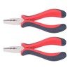 2pcs Hair Extensions Plier Ergonomic Handle Skid Resistance 2 Holes