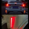 PGTOPONE Red LED Rear Bumper Reflectors Fog Brake Tail Light