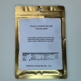 Cherry wood smoked sea salt Salt