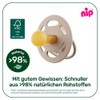 NIP Cherry Round Dummy Night 0-6 Months, Luminous Dummy, from