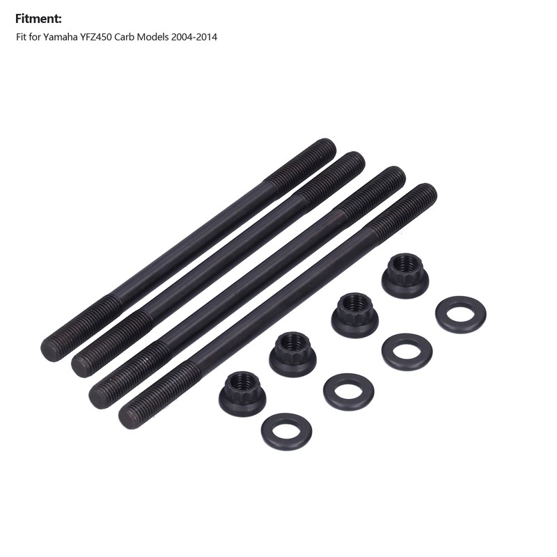 Motorcycle Cylinder Head Studs Bolts Kit Heavy Duty Fit for