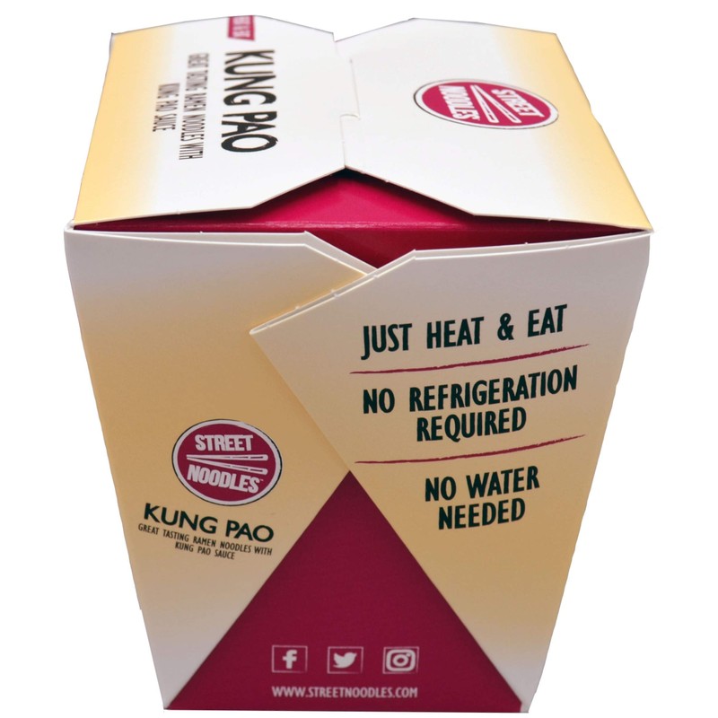 Street Noodles 6 Pack Ramen Noodle Kung Pao Sauce 8.11oz