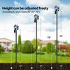Bird Feeder Pole,75" Outdoor Bird House Pole Kit Stand with