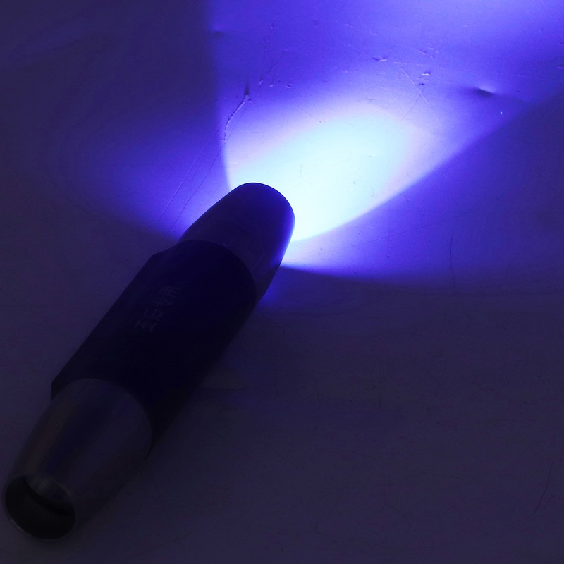 Identification Flashlight Super Bright USB Rechargeable Quad LEDs Portable Jade