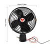 12V Car Fan, Heavy Duty Metal Blades with Quiet, Fuel
