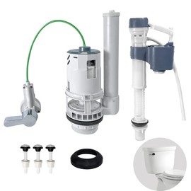 Ulinlo pouly‌ 2-Inch Water-Saving Dual Flush Handle Toilet Repair Kit – Replacement for Leaky Flapper & Chain System，Improve Reliability! Fit for American Standard/Kohler/TOTO & Most Toilet Brands