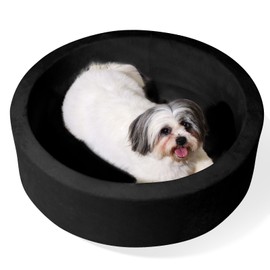 COZYTRAUM Pet Beds, 27.5 Inch Round Foam Sof Dog BedsSuitable for Small Dog & Cat Play in The Ball PitBlack - Ideal for Puppies and KittensBalls Not Included...
