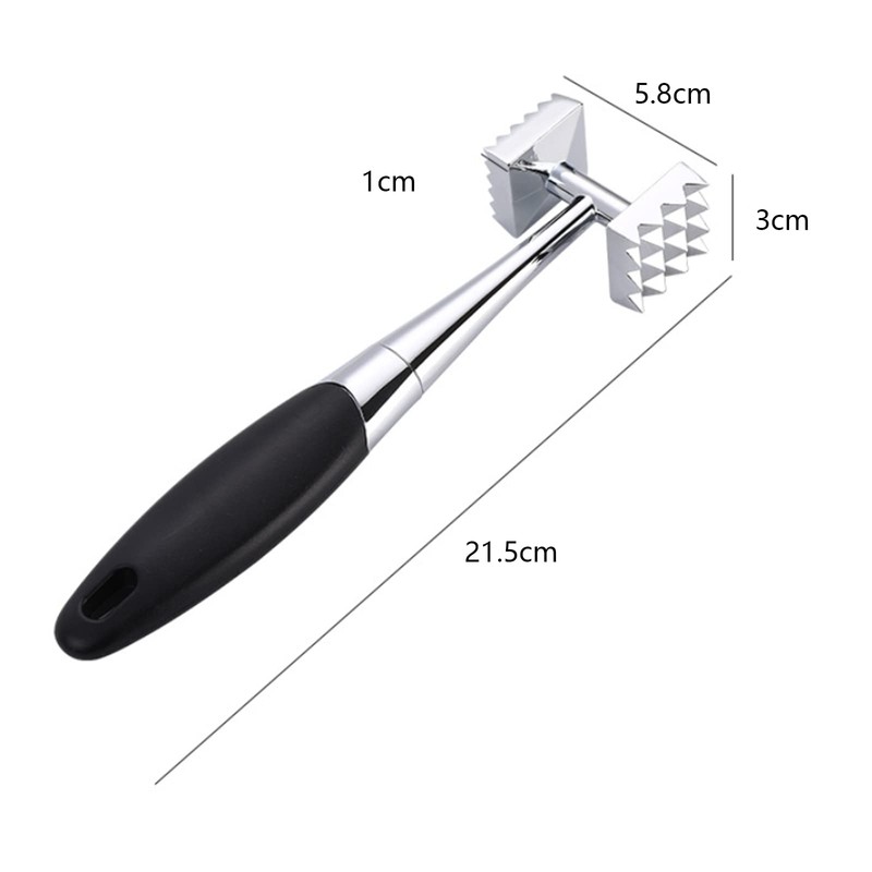 Meat Tenderizer Hammer,Double-Sided Heavyweight Mallet Kitchen Tool with Sturdy Grip