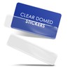 SkinoEu 2 x Aufkleber 3D Gel Silikon Stickers Autoaufkleber Auto