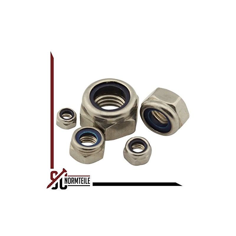 Locking Nuts (Standard Design) - M10 - (Pack of 10)