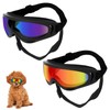 ZKFSIE 2PCS Dog Goggles, Dog Sunglasses for Medium to Large