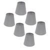 6 Pcs Cloth Lamp Shade Good Light Transmission E14 Candle