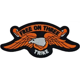 Quality Patch shop Trike Free on The Three Triker Eagle Patch || 2PC iron On Sew  4"X2"