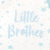 Harry Bear Baby Sleepsuit Little Brother White 0-3 Months