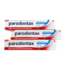 3 x Parodontax dentifricio extra fresh toothpaste, 75 ml, toothpaste