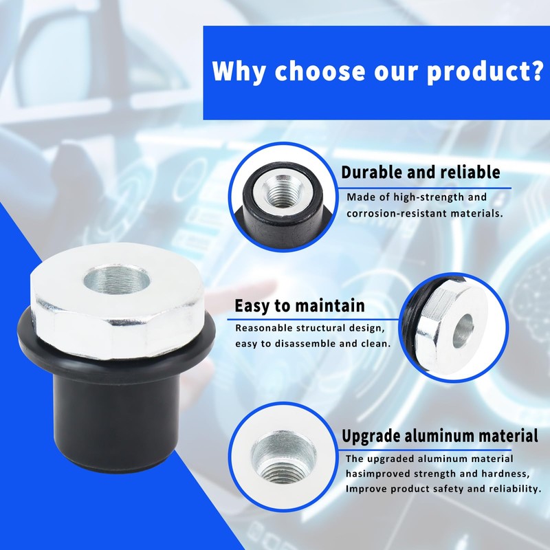 4PCS Steering Rack and Pinion Mount Bushing Compatible with 2000-2012