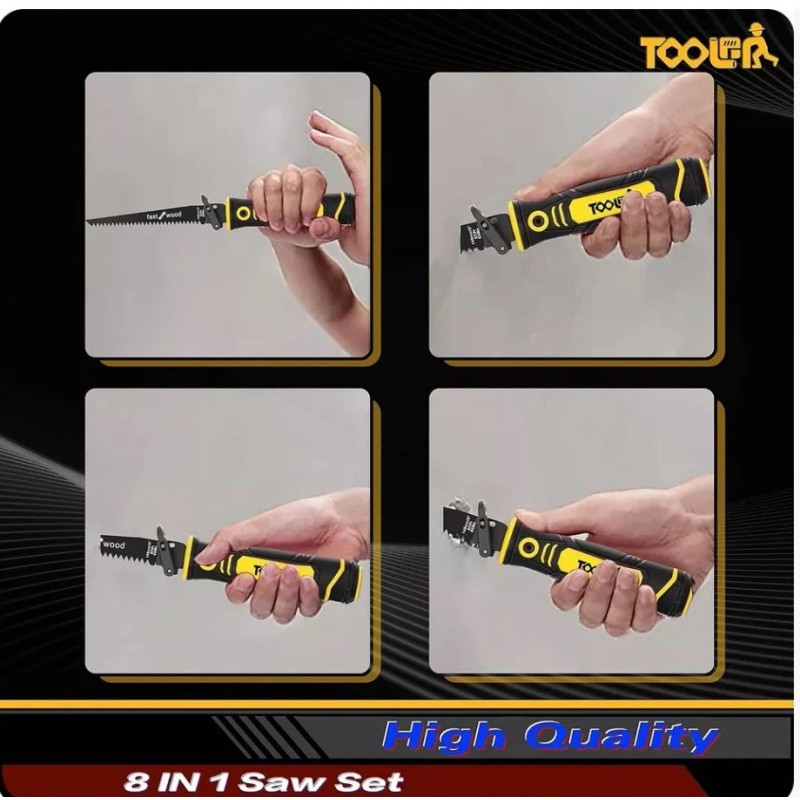 Toolan 8-IN-1 MULTI BLADES HAND SAW