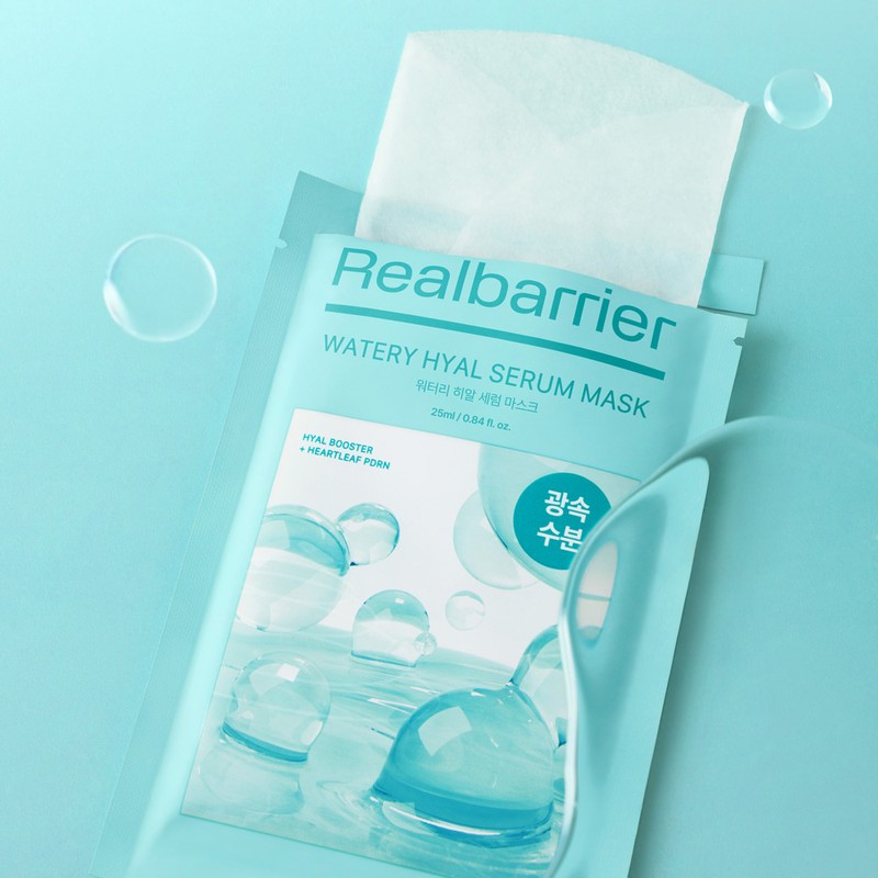 Real Barrier Watery Hyal Serum Mask 10 sheets / 리얼베리어