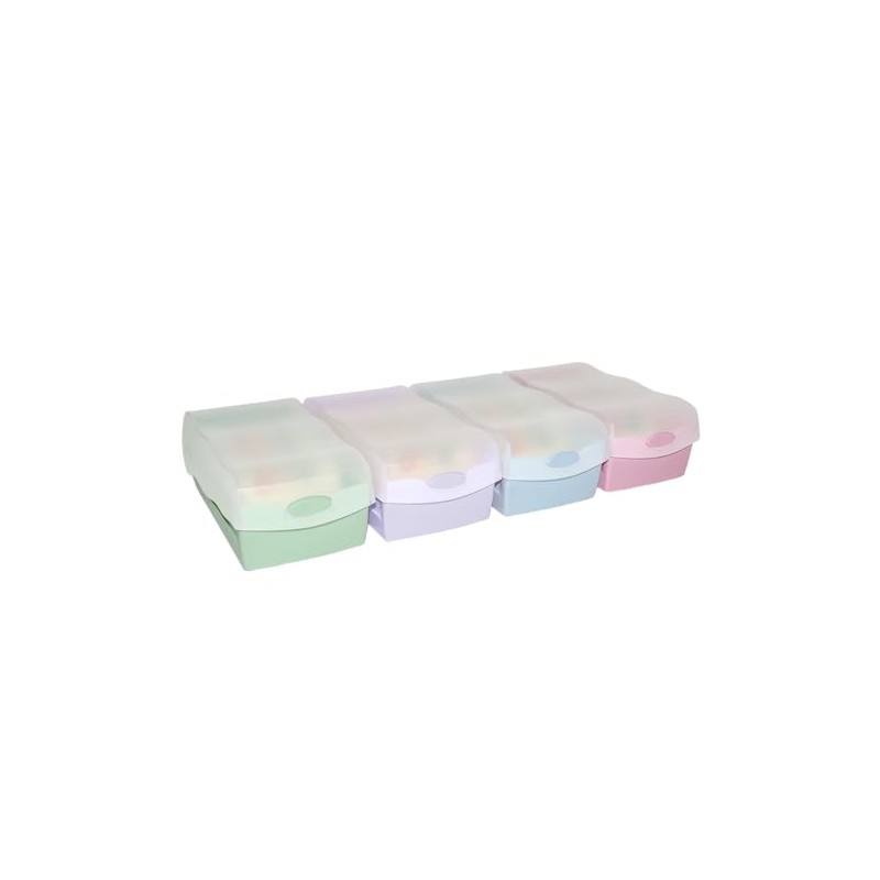 HAN Croco flashcard box, easy to learn vocabulary with 5-compartment