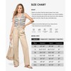 Willit Women Linen Pants Wide Leg Casual Palazzo Pants Cotton