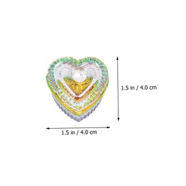 FOMIYES Unique Nail Art Tools 2 Crystal Nail Cups 6 Wave Brushes for Women's Diy Manicure