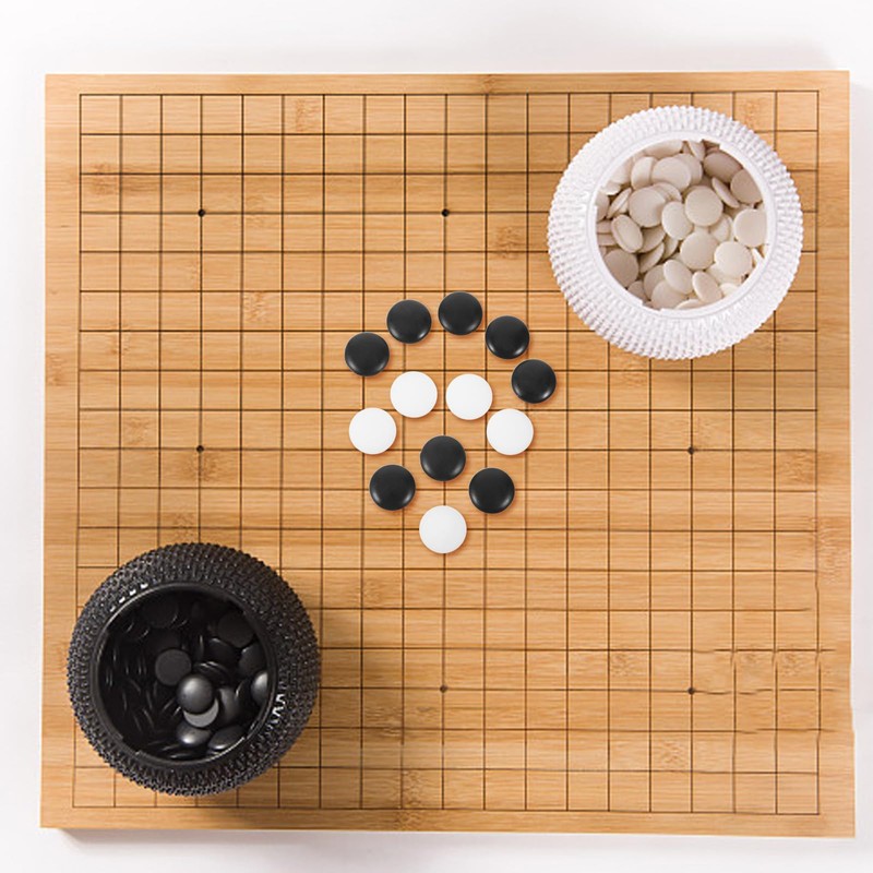FAVOMOTO 360PCS Go Game Stones Set - Go Pieces Stones