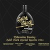 Millennium Tanning Products Solid Black Special Reserve 200X, loción bronceadora