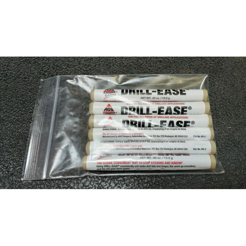 DRILL-EASE Stick Lubricant DR-2 Paper Drill Wax Stick - Pkg