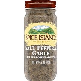 Spice Islands All-Purpose Seasoning Blends, Salt, Pepper & Garlic, 4.2 Ounce
