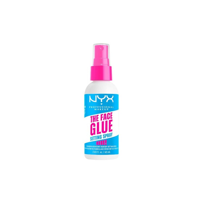 NYX Professional Makeup Face Glue Setting Spray, spray fijador de