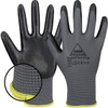 10 Pairs Rabbit Safety Superflex Grip Nitrile Work Gloves, Non-Slip