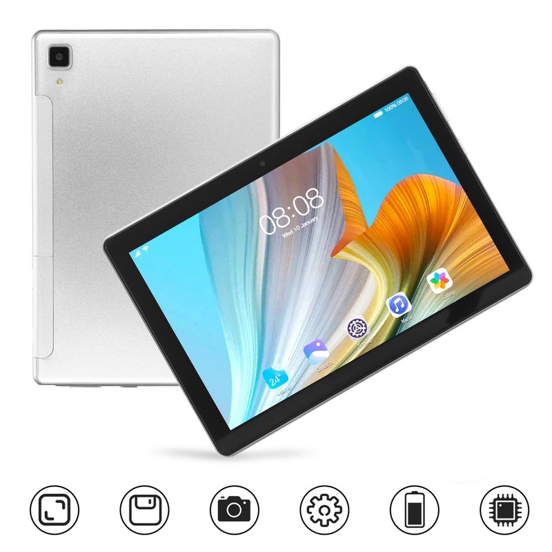 8.1in Tablet 5G Dual Band WiFi 4GB 64GB Front 800w