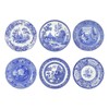 Spode Blue Room Georgian Plate Set, Set of 6 -