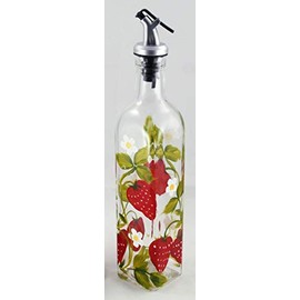 Grant Howard 53007 Strawberries Oil and Vinegar Cruet, 16 oz.