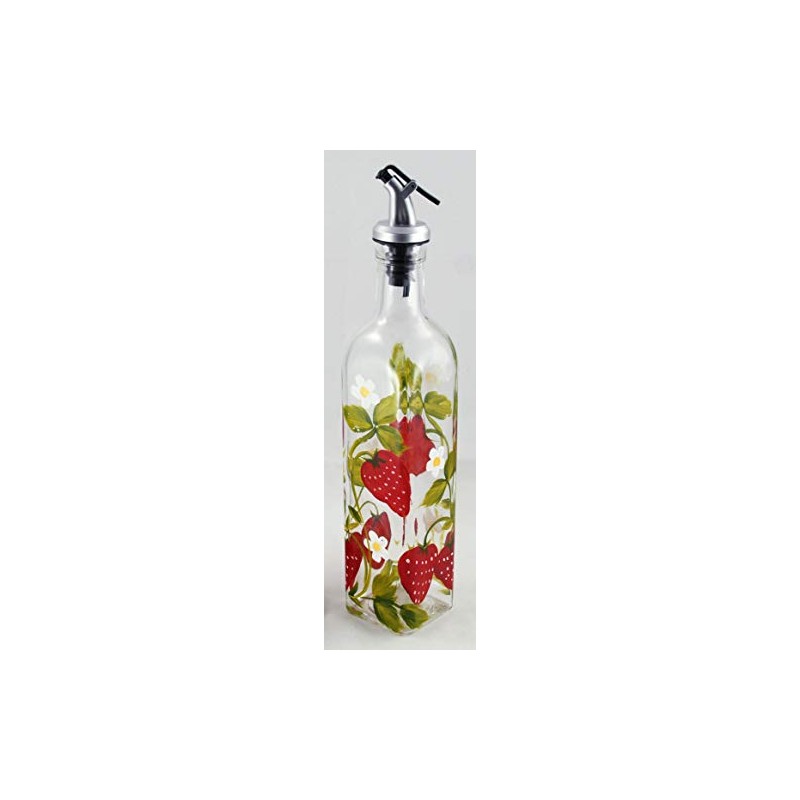 Grant Howard 53007 Strawberries Oil and Vinegar Cruet, 16 oz.